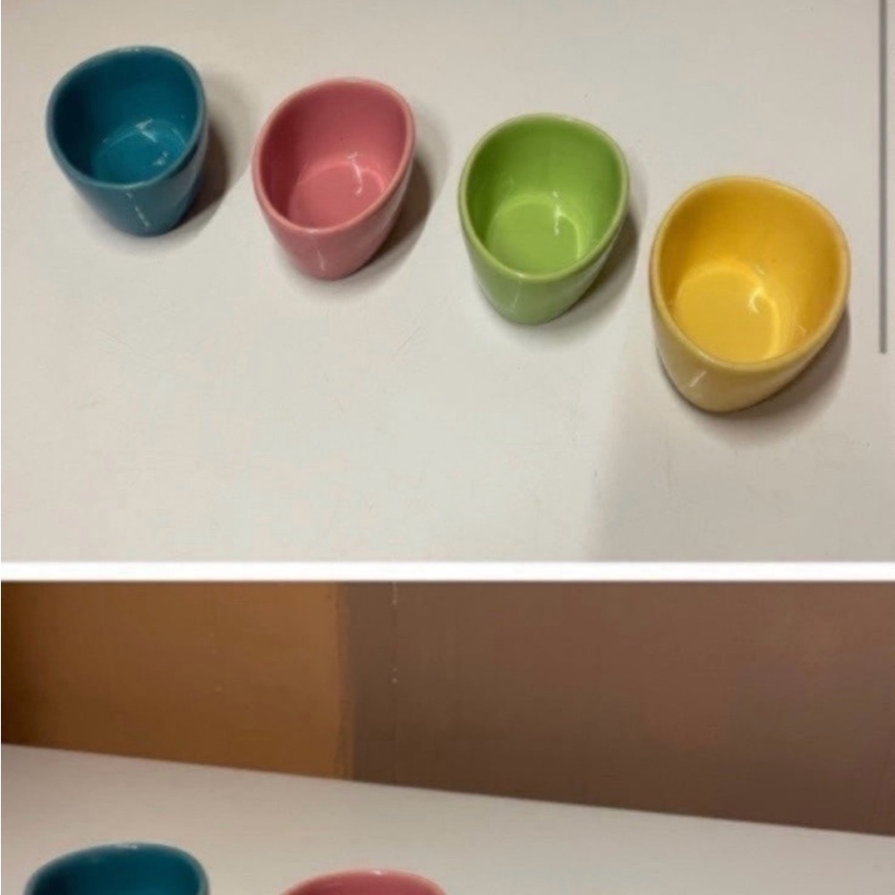 Colorful Ceramic Bowls Set great spring look 4 total
